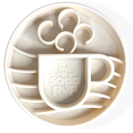 SodaPup Coffee Bean Biała | zabawka dla psa