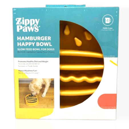 ZippyPaws Miska Spowalniająca Hamburger | miska spowalniająca