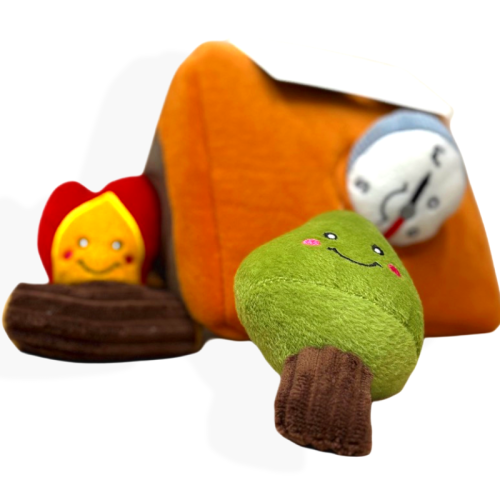 ZippyPaws Pluszowa Norka Namiot | zabawka dla psa