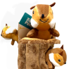 ZippyPaws Pluszowa Norka Wiewiórki XL | zabawka dla psa