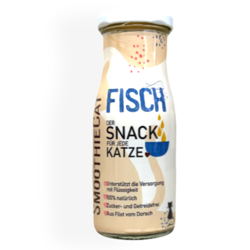 SmoothieCat Ryba 150 ml | Płynny przysmak dla kota