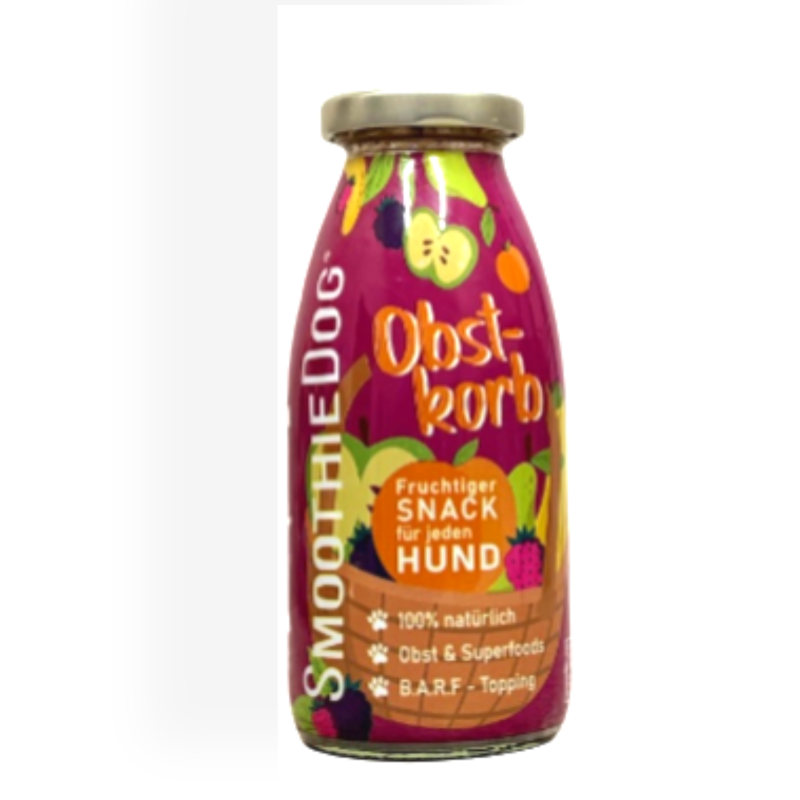 SmoothieDog Obstkorb Owocowy Kosz 250 ml | Przysmak dla psa