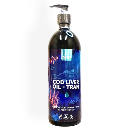 Pokusa Tran Olej Z Wątroby Dorsza 500ml | suplement dla psa