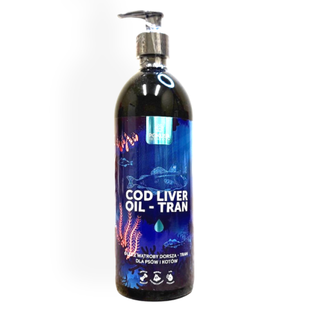 Pokusa Tran Olej Z Wątroby Dorsza 500ml | suplement dla psa