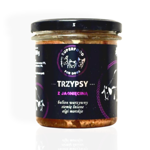 Trzy Psy Super Food Jagnięcina 300 g | Karma mokra
