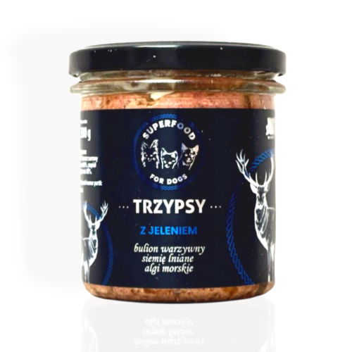 Trzy Psy Super Food Jeleń 300 g | Karma mokra