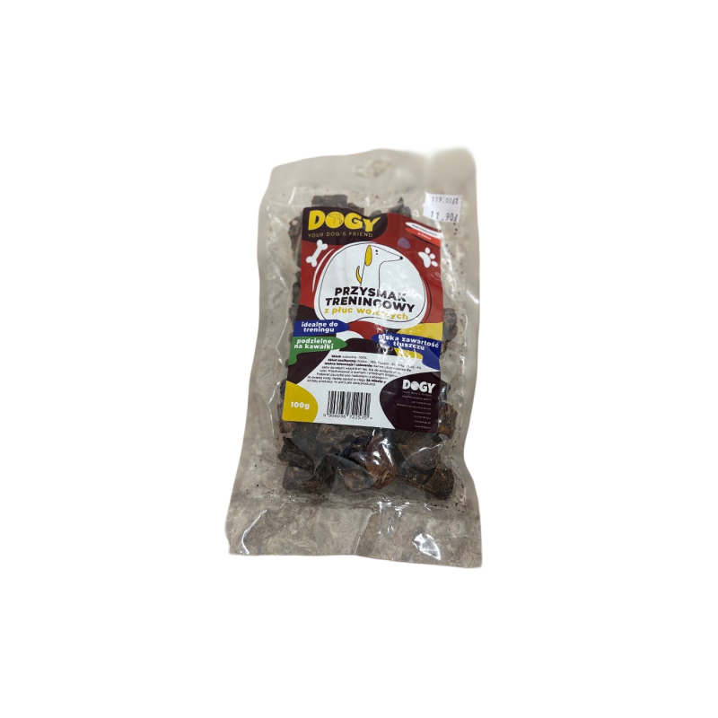 Dogy Przysmak treningowy z płuc wołowych 100 g | Dogy