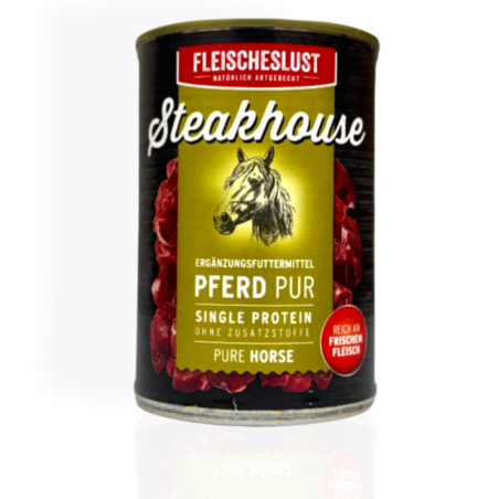 Fleischeslust Karma mokra pure koń 400g | karma mokra dla psa
