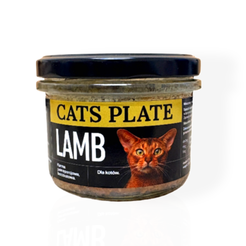 Cats Plate Lamb 180g | Jagnięcina w słoiku dla kota