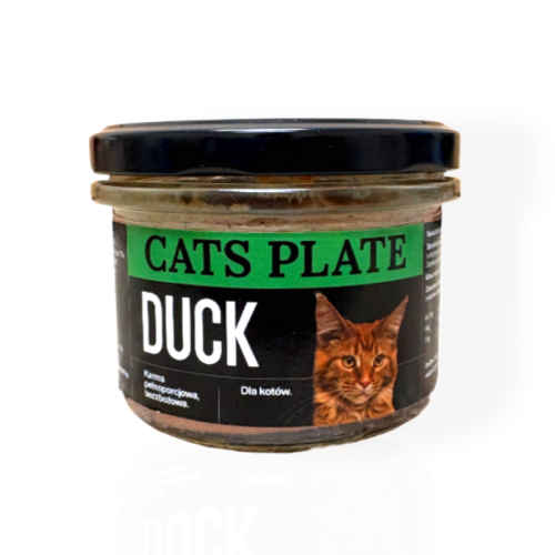 Cats Plate Duck 180g | Monobiałkowa karma dla kota