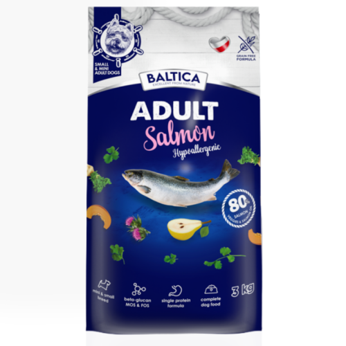Baltica Excellent Salmon Małe Rasy 3 kg | sucha karma dla psa