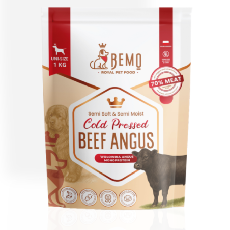 Bemo Wołowina Angus Tłoczona na Zimno 3 kg | sucha karma dla psa