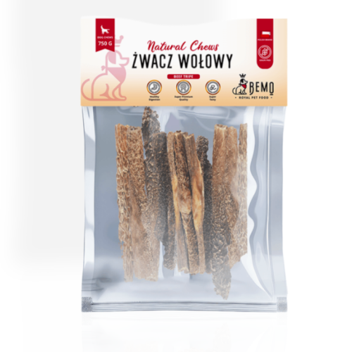 Bemo Żwacz Wołowy Naturalny 250 g | przysmak dla psa