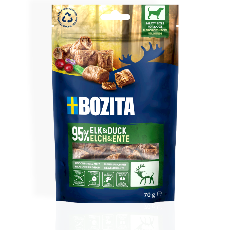 Bozita Meaty Bites Jeleń i Kaczka 70 g | przysmak dla psa