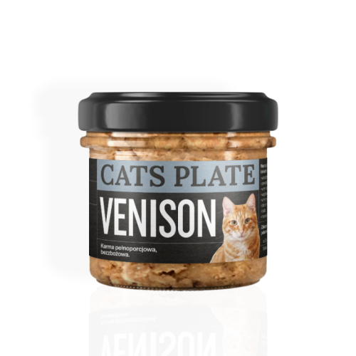 Cats Plate Dziczyzna 100 g | przysmak dla kota