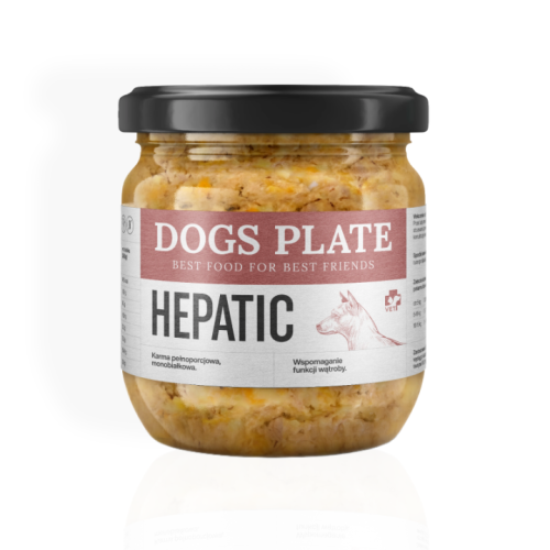 Dogs Plate Vet Hepatic 360 g | mokra karma dla psa