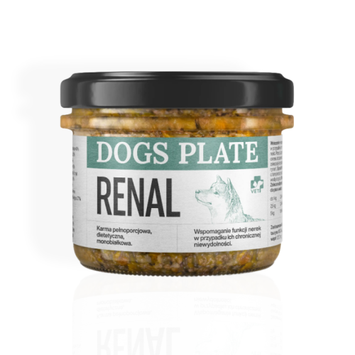 Dogs Plate Vet Renal Jagnięcina 180 g | mokra karma dla psa