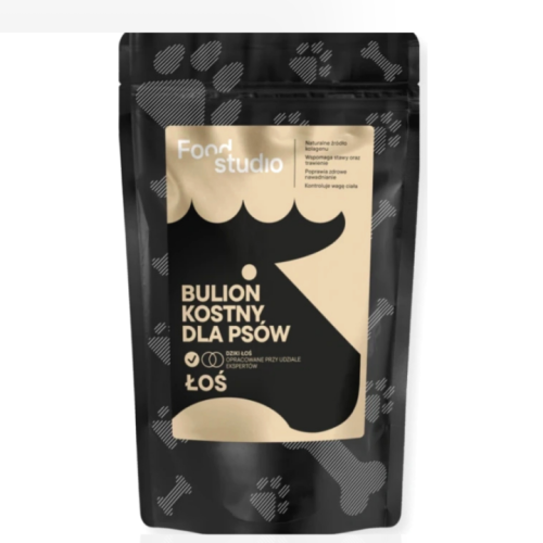 Food Studio Bulion z Łosia 230 ml | przysmak dla psa i kota