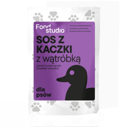 Food Studio Sos Kaczka Wątróbka 100 ml | przysmak dla psa