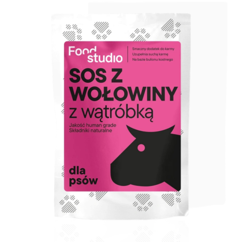 Food Studio Sos Wołowina Wątróbka 100 ml | przysmak dla psa