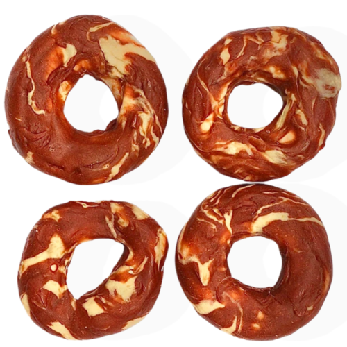 Happy Snacky Ring Wołowy Królik Dorsz 1 szt. | przysmak dla psa
