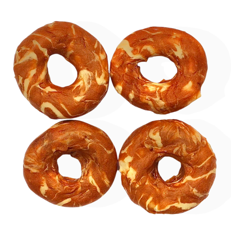 Happy Snacky Ring Wołowy Kaczka Dorsz 1 szt. | przysmak dla psa