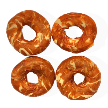 Happy Snacky Ring Wołowy Kaczka Dorsz 1 szt. | przysmak dla psa