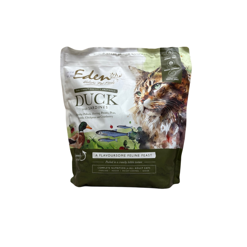 Eden Karma sucha dla kota kaczka i sardynki 1,5kg | Eden