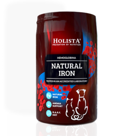 Holista Hemoglobina Natural Iron 180 g | suplement dla psa i kota