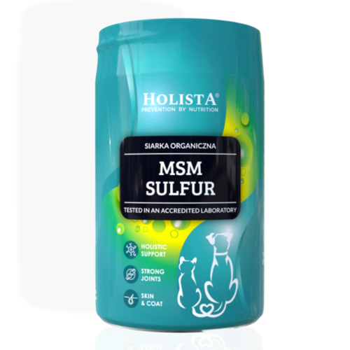 Holista MSM Sulfur Siarka 250 g | suplement dla psa i kota