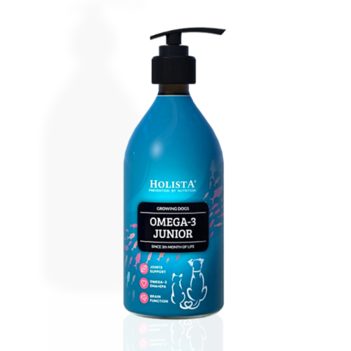 Holista Omega-3 Junior Oil 400 ml | suplement dla psa