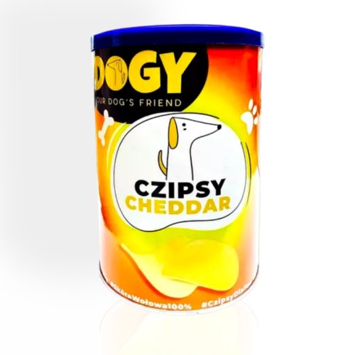 Dogy Chipsy Cheddar 120 g | przysmak dla psa