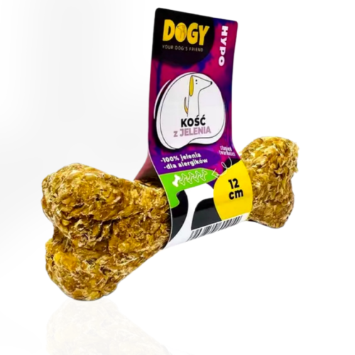 Dogy Kość Hipoalergiczna z Jelenia 12cm | przysmak dla psa