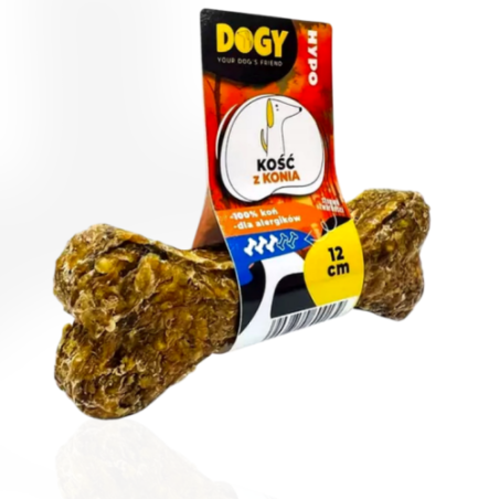 Dogy Kość z Koniny Hipoalergiczna 12cm | przysmak dla psa