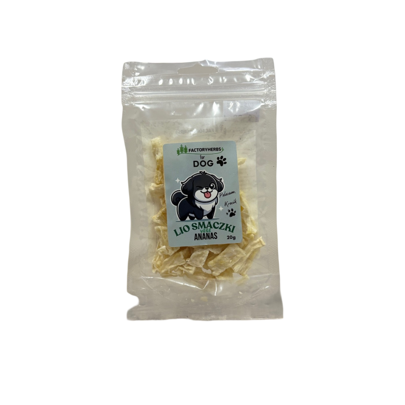 Factory Herbs Ananas liofilizowany 20g | Factory Herbs