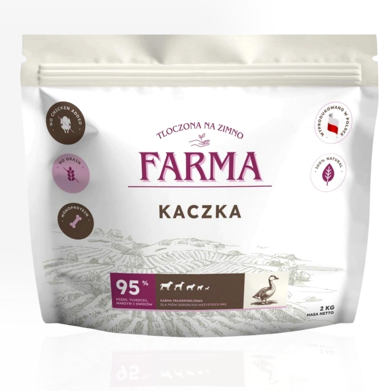 Farma Kaczka Adult 2 kg | sucha karma dla psa