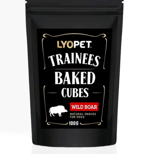Lyopet Kostki Treningowe z Dzika 100 g | przysmak dla psa