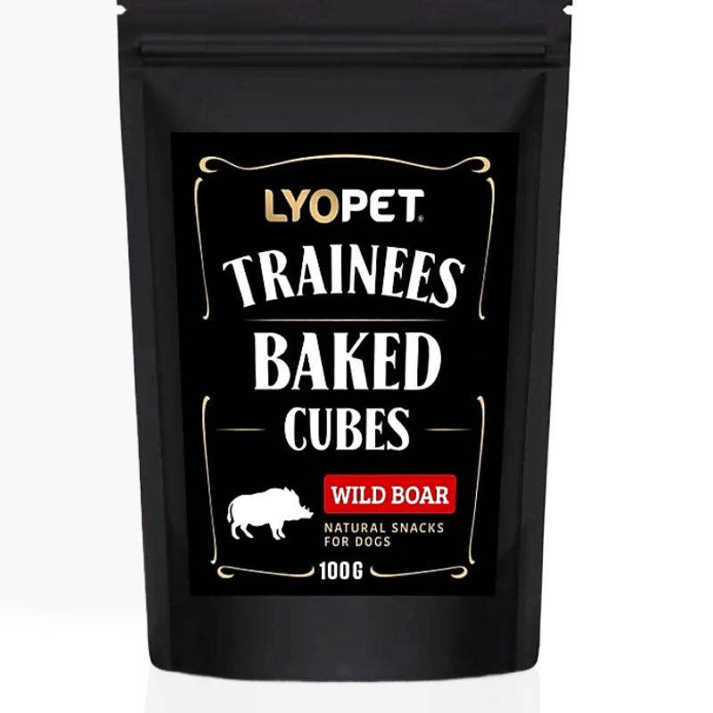 Lyopet Kostki Treningowe z Dzika 100 g | przysmak dla psa