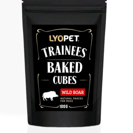 Lyopet Kostki Treningowe z Dzika 100 g | przysmak dla psa