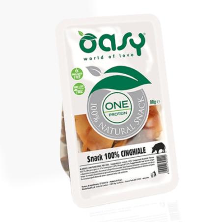 Oasy One Protein Snack Dzik 80g | Monobiałkowy Przysmak dla Psa