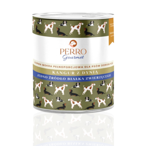 Perro Gourmet Kangur z Dynią 800 g | mokra karma dla psa