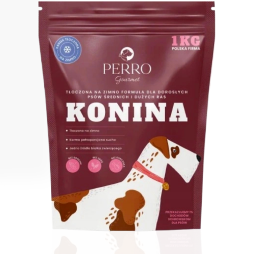 Perro Konina Adult Tłoczona na Zimno 1 kg | sucha karma dla psa