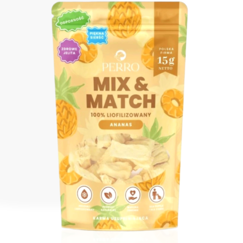 Perro Mix&Match Ananas 15 g | przysmak dla psa i kota
