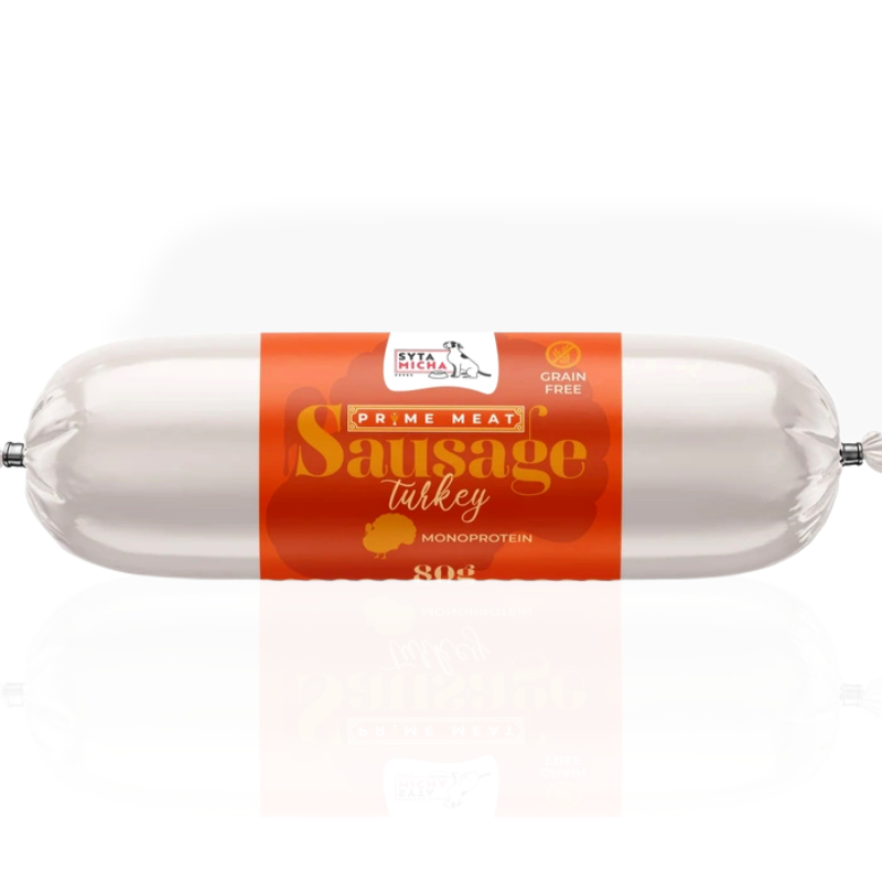 Syta Micha Kiełbaska z Indykiem 80 g | przysmak dla psa