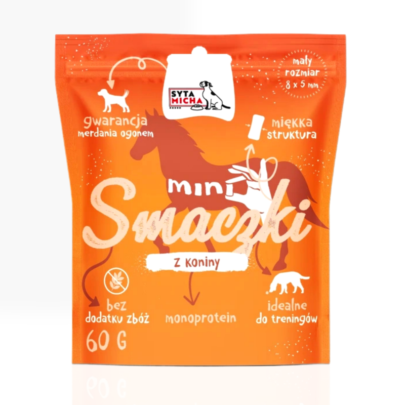 Syta Micha Mini z Koniny 60 g | przysmak dla psa