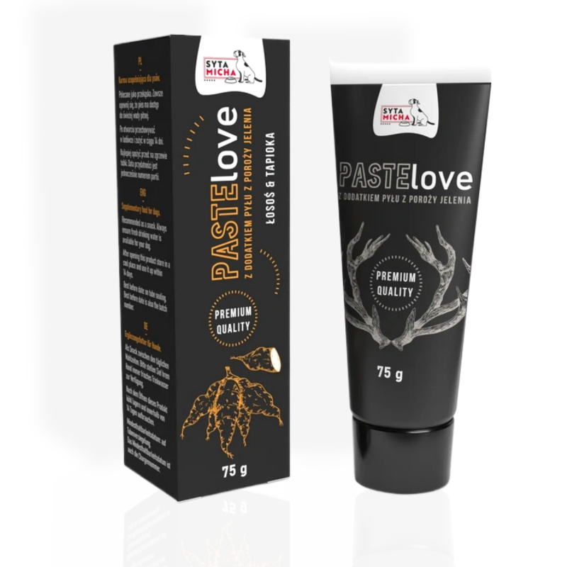 Syta Micha PasteLove Łosoś Tapioka 75 g | przysmak dla psa