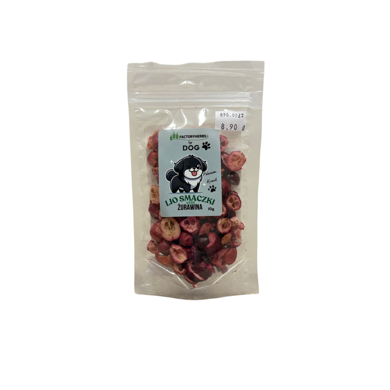 Factory Herbs Żurawina liofilizowana 10g | Factory Herbs