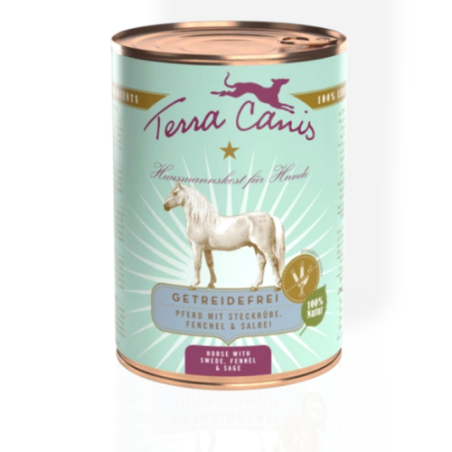 Terra Canis Konina z Brukwią 400 g | mokra karma dla psa