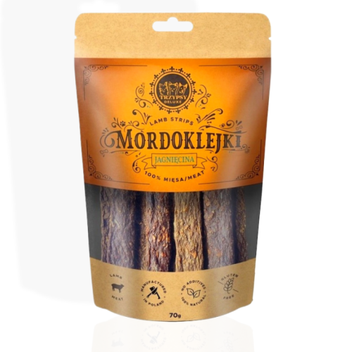 Trzy Psy Mordoklejki z Jagnięciną 70 g | przysmak dla psa