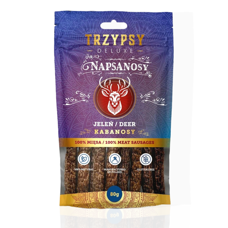 Trzy Psy Napsanosy Konina 80 g | przysmak dla psa